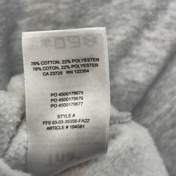 TNA Aritzia Women Sweat Cozy Fleece Sweatshirt Size Small Gray C062 -9 - Picture 9 of 16